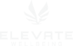 Elevate Wellbeing Logo Mobile White